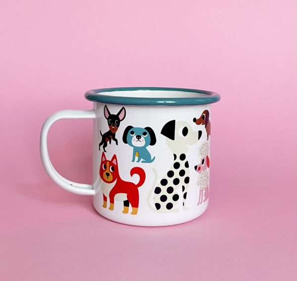 Tasse émaillée Dog Lovers – Omm Design – Image 2