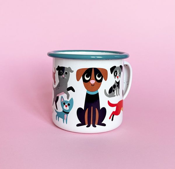 Tasse émaillée Dog Lovers – Omm Design – Image 4