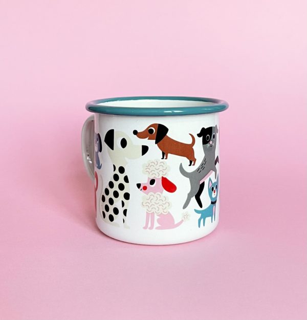 Tasse émaillée Dog Lovers – Omm Design – Image 3
