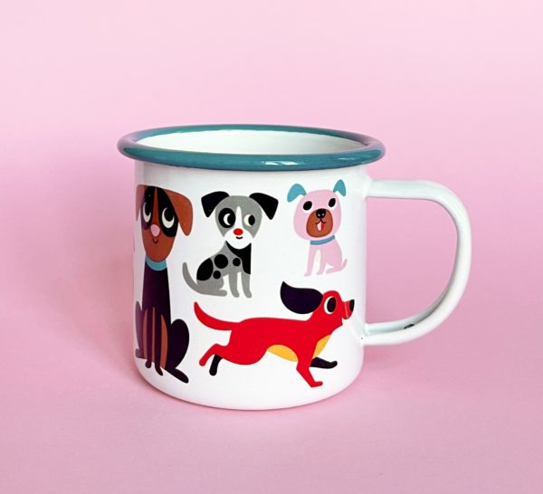 Tasse émaillée Dog Lovers – Omm Design – Image 5