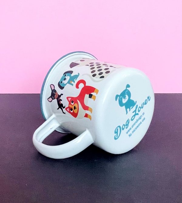Tasse émaillée Dog Lovers – Omm Design – Image 6