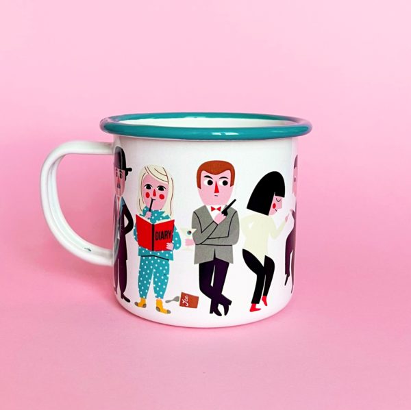 Tasse émaillée Movie Lover - Ingela Arrhenius – Omm Design – Image 3
