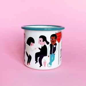 Tasse émaillée Movie Lover - Ingela Arrhenius – Omm Design
