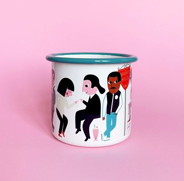 Tasse émaillée Movie Lover - Ingela Arrhenius – Omm Design