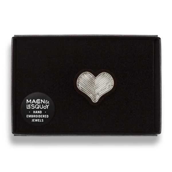 Broche coeur argent - Macon et Lesquoy – Image 2