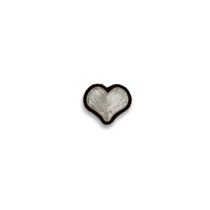 Broche coeur argent - Macon et Lesquoy