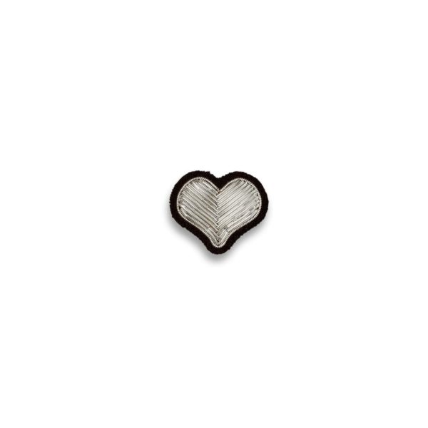 Broche coeur argent - Macon et Lesquoy
