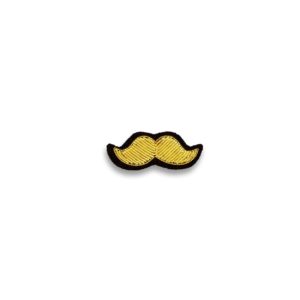 Broche moustache dorée - Macon et Lesquoy