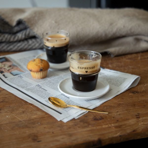 Tasse à espresso Beldi en verre (2 modèles au choix) - Bastion collections – Image 2
