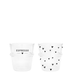 Tasse à espresso Beldi en verre (2 modèles au choix) - Bastion collections