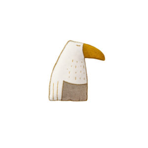 Coussin Pasu Toucan naturel - Muskhane