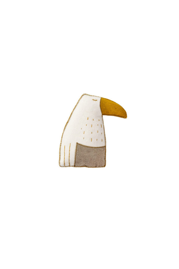 Coussin Pasu Toucan naturel - Muskhane