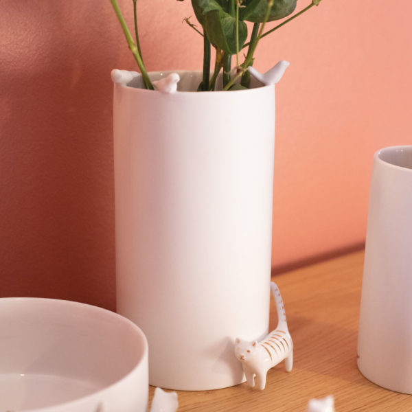 Vase chat et oiseaux - Räder – Image 2