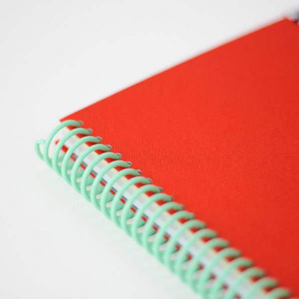 Carnet A5 Le Toilé uni corail - Papier Tigre – Image 7
