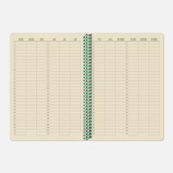 Carnet A5 Le Toilé uni corail - Papier Tigre – Image 5