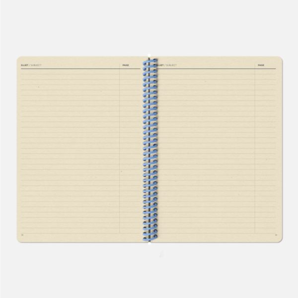 Carnet A5 Le Toilé uni sapin- Papier Tigre – Image 3