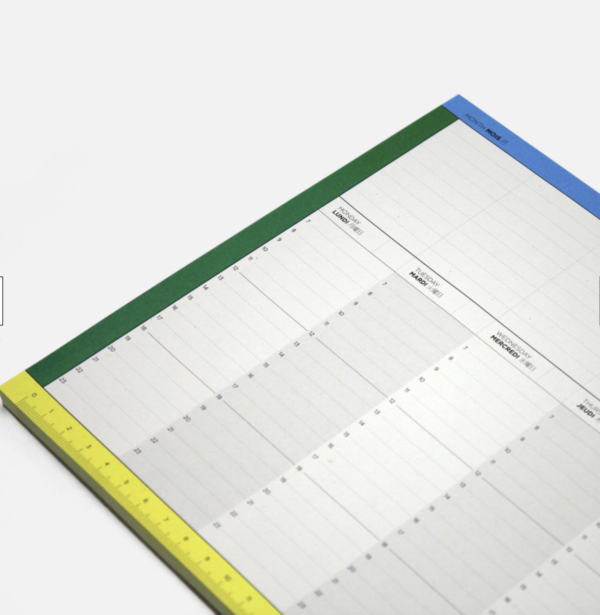 Bloc semainier Assistant week - Papier Tigre – Image 2