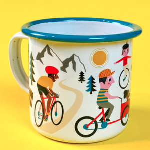 Tasse émaillée Vélo Lover – Omm Design