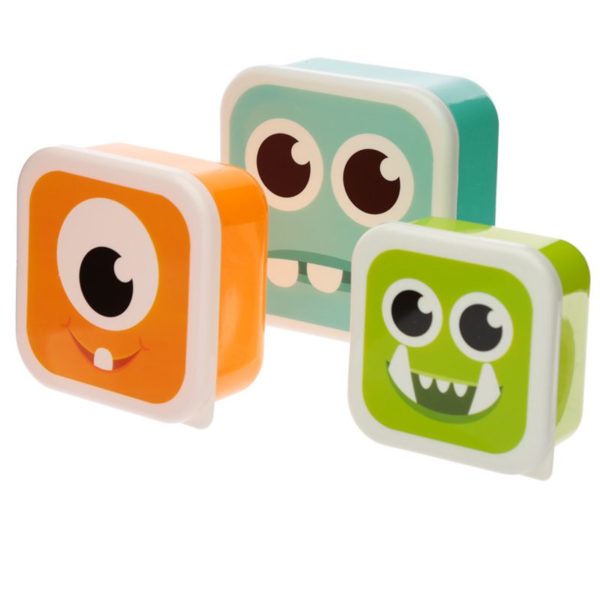 Lunch box Monstres  - set de 3