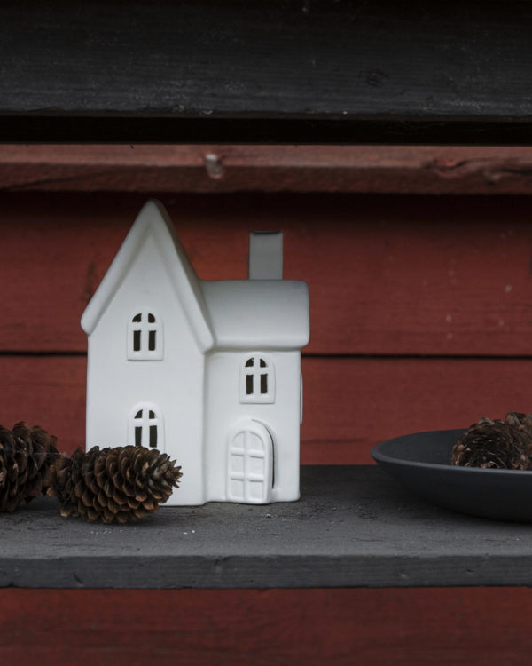 Photophore porcelaine maison porte ouverte - StoreFactory – Image 5