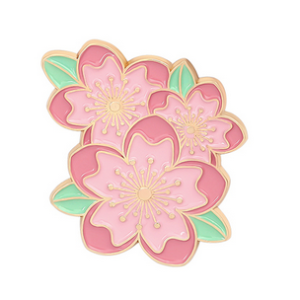 Pin's 3 fleurs de sakura roses