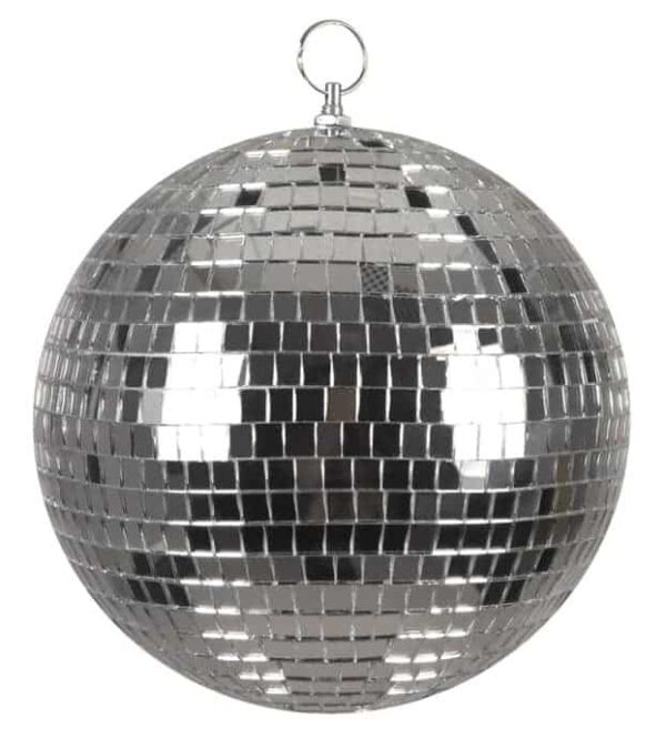Boule disco à facettes argent (3 tailles)