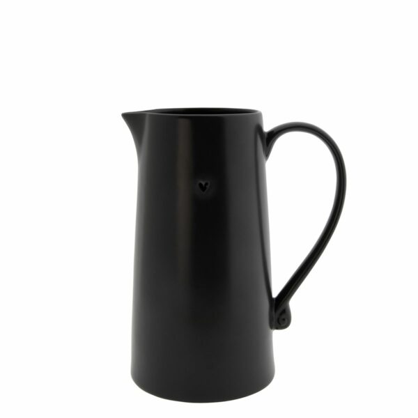 Grande Carafe Coeur gris foncé - Bastion Collections