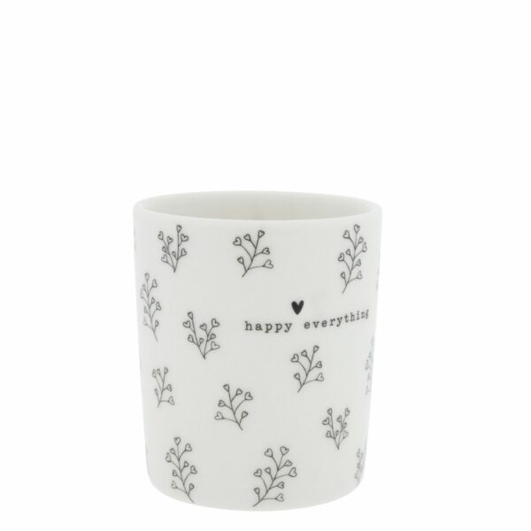 Mug à fleurs coeurs Happy Everything - Bastion Collections