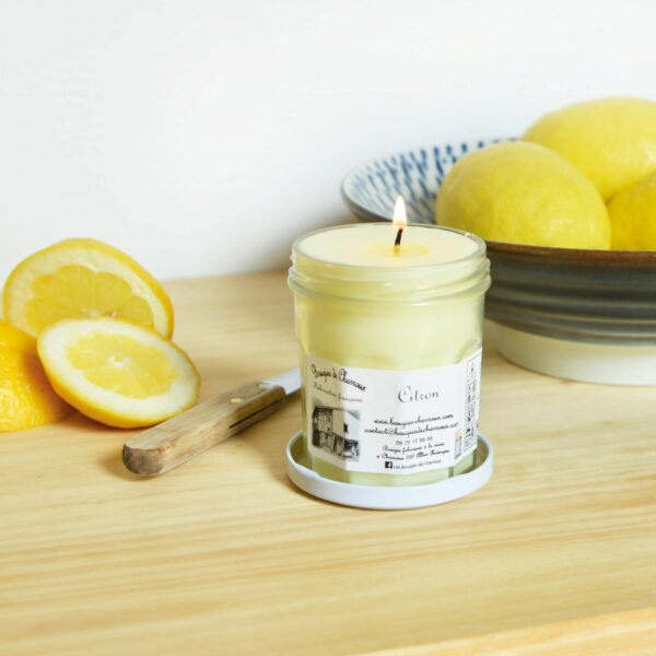Bougie Citron - Bougies de Charroux – Image 2