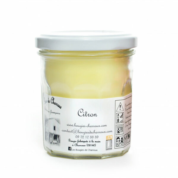 Bougie Citron - Bougies de Charroux