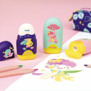 Gomme avec taille-crayons Fée - Milan