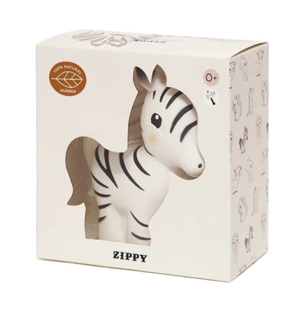 Hochet en silicone Zippy le zèbre - Petit Monkey – Image 3