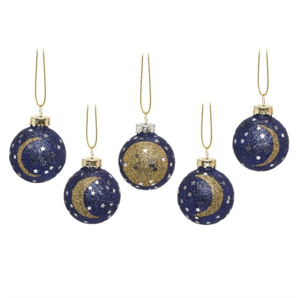 Lot de mini boules phases de la lune