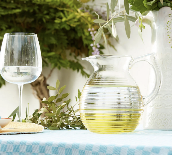 Carafe rétro en verre jaune Citron - La Carafe – Image 2