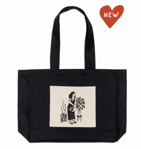 Tote bag XL  Plant lover - Helen B