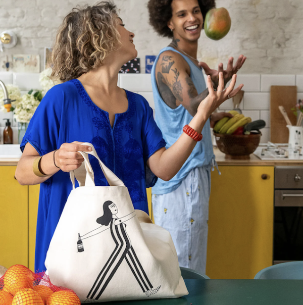 Tote bag XL Wine o'clock - Helen B – Image 2