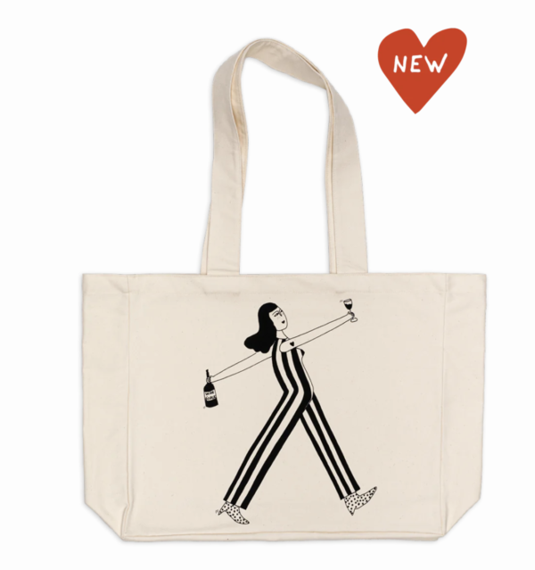 Tote bag XL Wine o'clock - Helen B