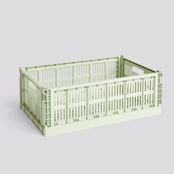 Cagette pliable L vert menthe - Hay Design