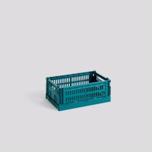 Cagette pliable S bleu vert Océan - Hay Design