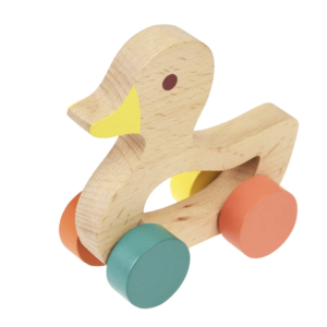Jouet en bois canard