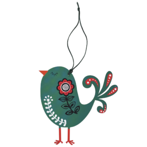 Décoration oiseau en bois