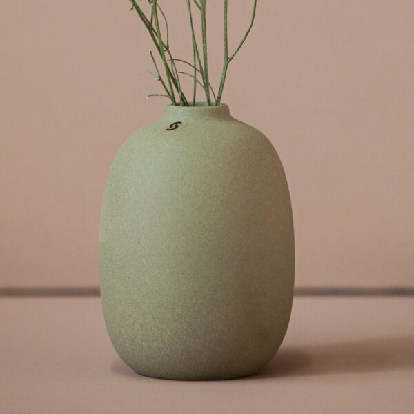 Soliflore vert en céramique - Storefactory – Image 2