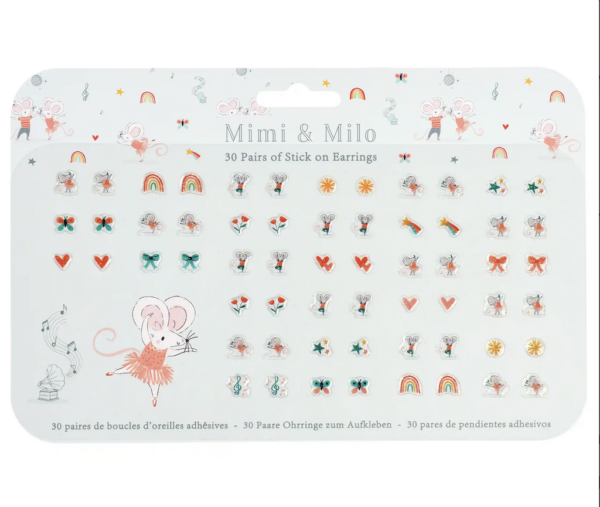 Boucles d'oreilles adhésives enfants