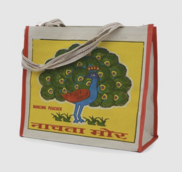 Sac indien Paon en coton