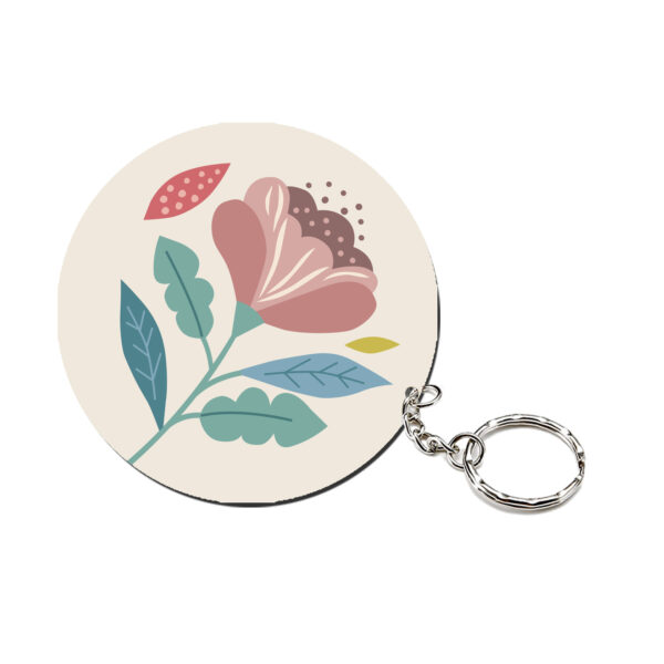 Grand porte clé Fleurs - Mini Labo