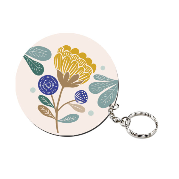 Grand porte clé Pivoine - Mini Labo
