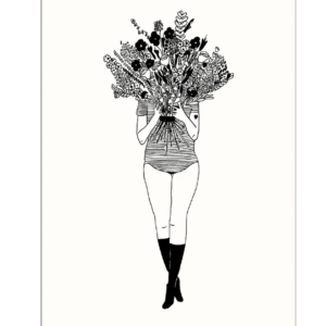 Affiche A3 Flower girl - Helen B