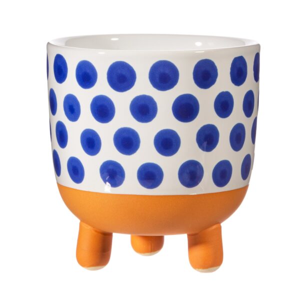 Cache-pot Naxos pois bleus - Sass and Belle – Image 2