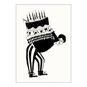 Carte Birthday cake - Helen B