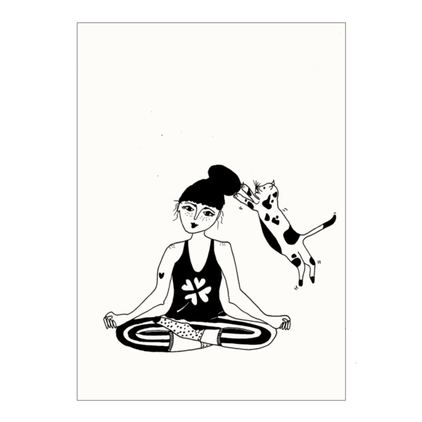 Carte Zen with cats - Helen B